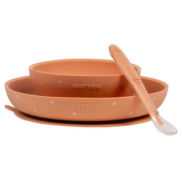 SET DI STOVIGLIE PER BAMBINI IN SILICONE NATTOU
