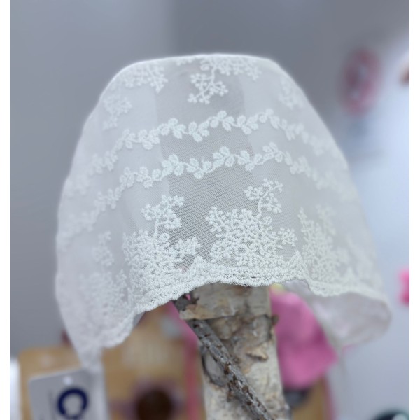 CUFFIA ELEGANTE IN PIZZO CHARO