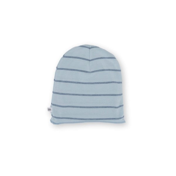 CAPPELLINO BEANIE BIMBO\A RIGHE AZZURRO