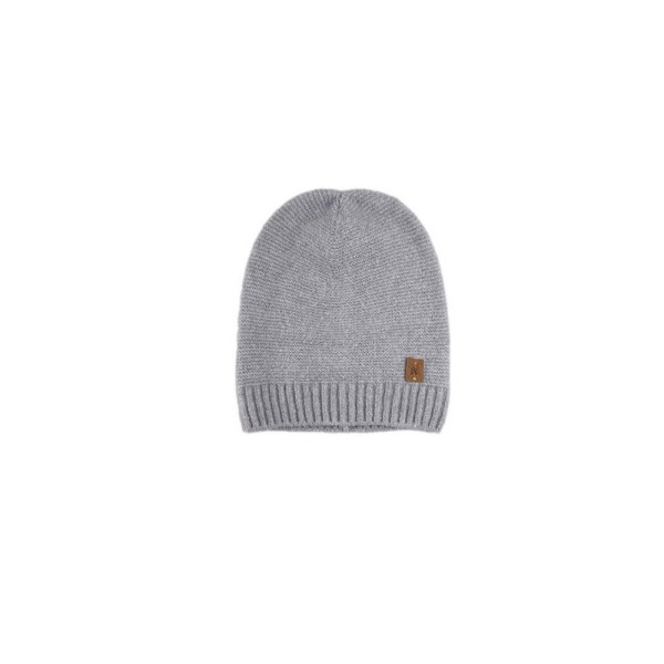 CAPPELLINO FATTO A MAGLIA BIMBO\A - GRIGIO CHIARO