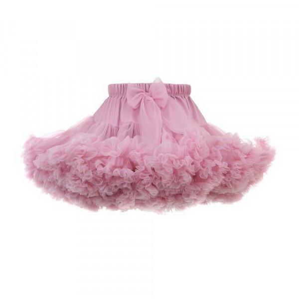 GONNA IN TULLE DUSTY PINK