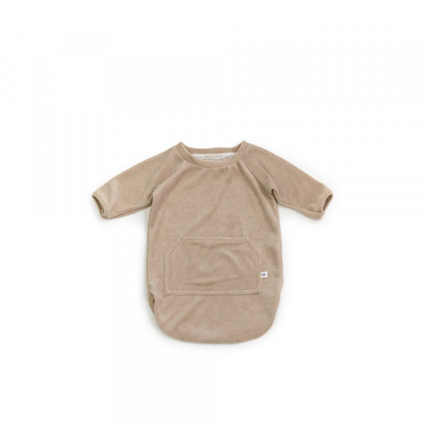 MAGLIA LUNGO PONCHO BIMBA CAMMELLO