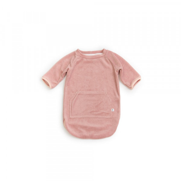 MAGLIA LUNGO PONCHO BIMBA ROSA