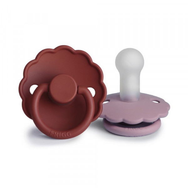 SET 2 CIUCCI FRIGG DAISY IN SILICONE BORDEAUX\ROSA