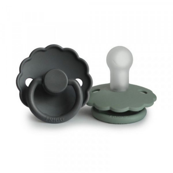 SET 2 CIUCCI FRIGG DAISY IN SILICONE GRAPHITE\LILLY