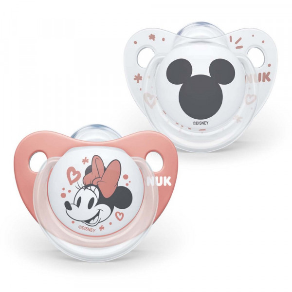 SUCCHIETTO NUK TL DISNEY MINNIE SILICONE 2 PZ