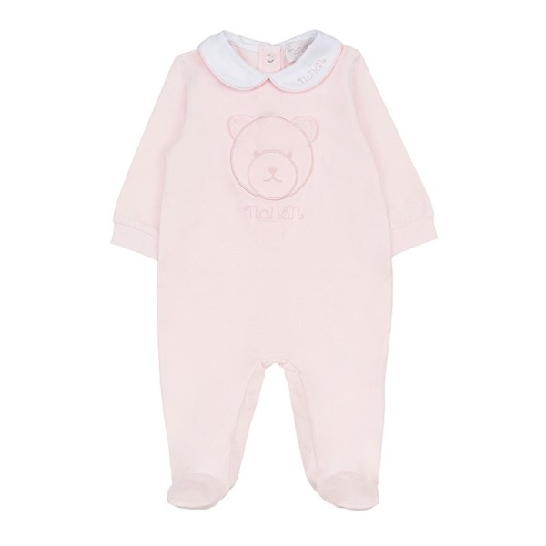TUTINA CON COLLETTO ROSA