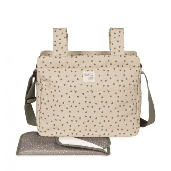 BORSA FASCIATOIO POIS MOSS CON CUORI