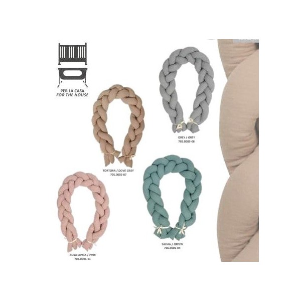 TRECCIA RIDUTTORE LETTINO TWIST TORTORA