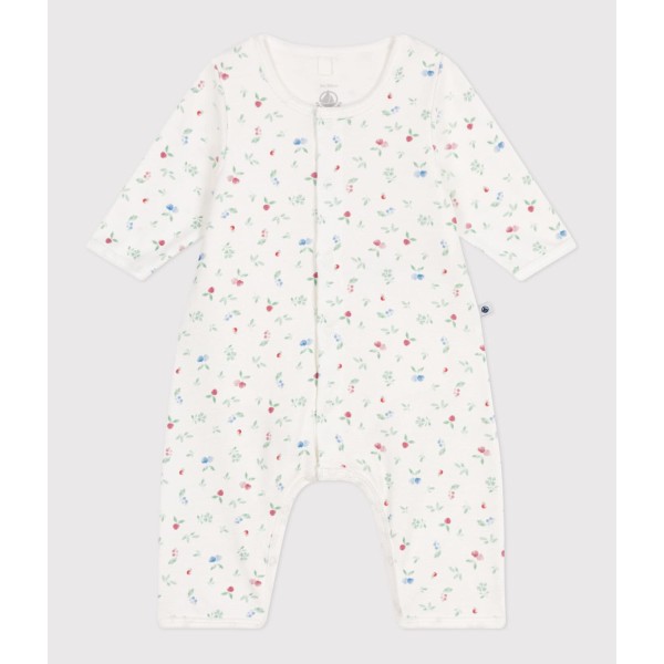 BODYJAMA SENZA PIEDINI IN COTONE CON FRUTTI PETIT BATEAU