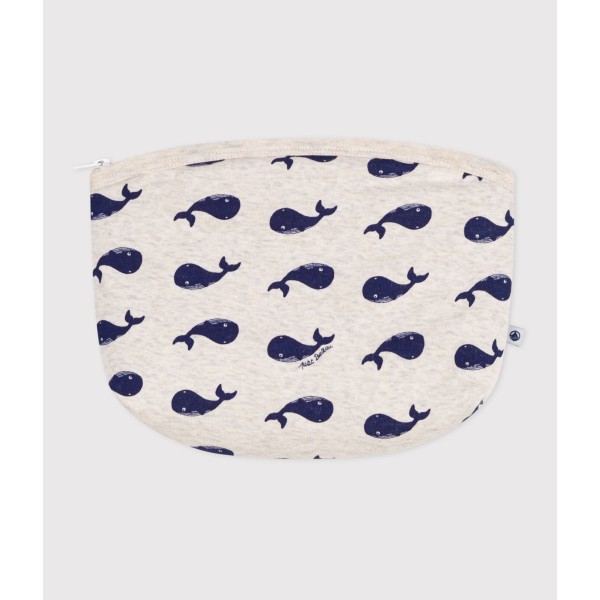 POCHETTE NEONATO IN COTONE CON BALENA PETIT BATEAU