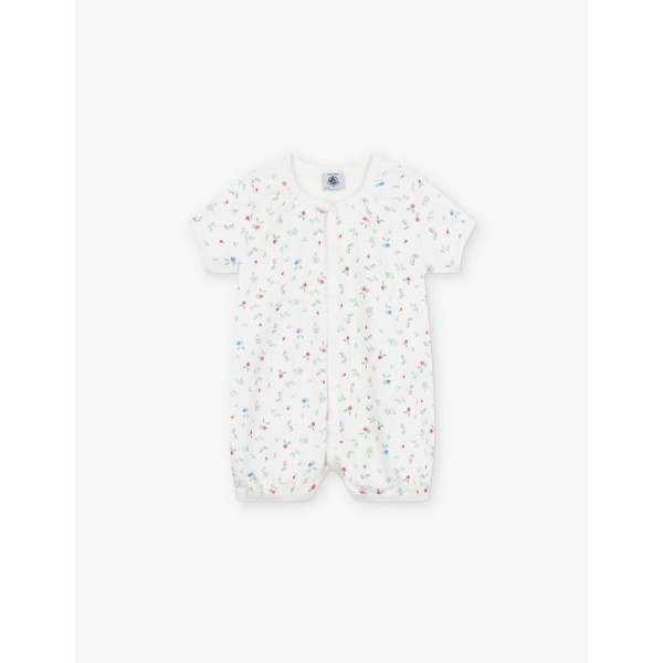 TUTINA CORTA IN COTONE CON FRUTTI NEONATO PETIT BATEAU