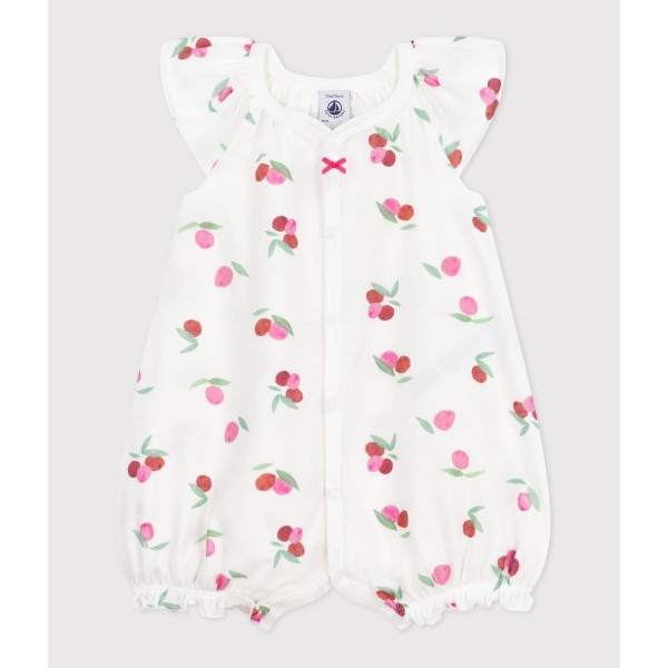 TUTINA CORTA IN COTONE CON FRUTTI PETIT BATEAU