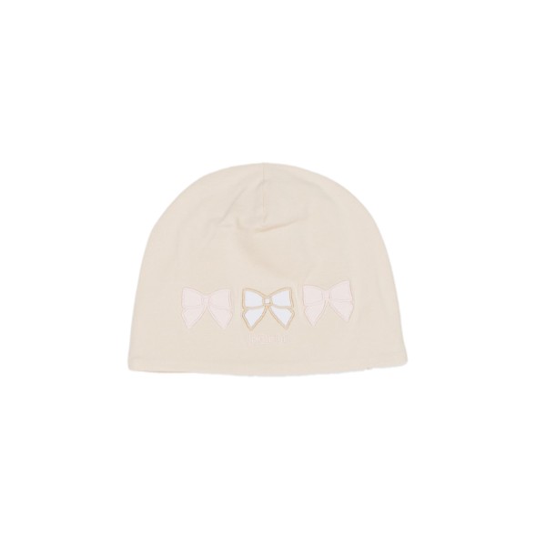 CAPPELLO NEONATA CON FIOCCHETTI LE BEBE'