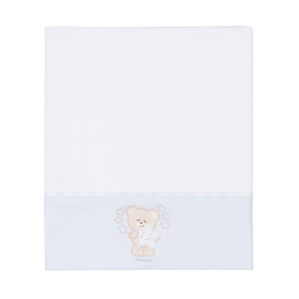 LENZUOLA SET 3PZ RIGATO ORSETTO Azzurro