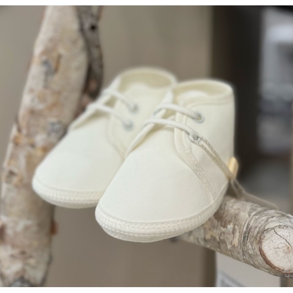 SCARPINA ELEGANTE A RIGHE CON LACCI BUFI
