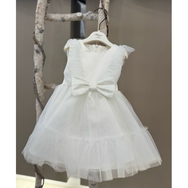 VESTINA BABY GIROMANICA CON FIOCCO BUFI