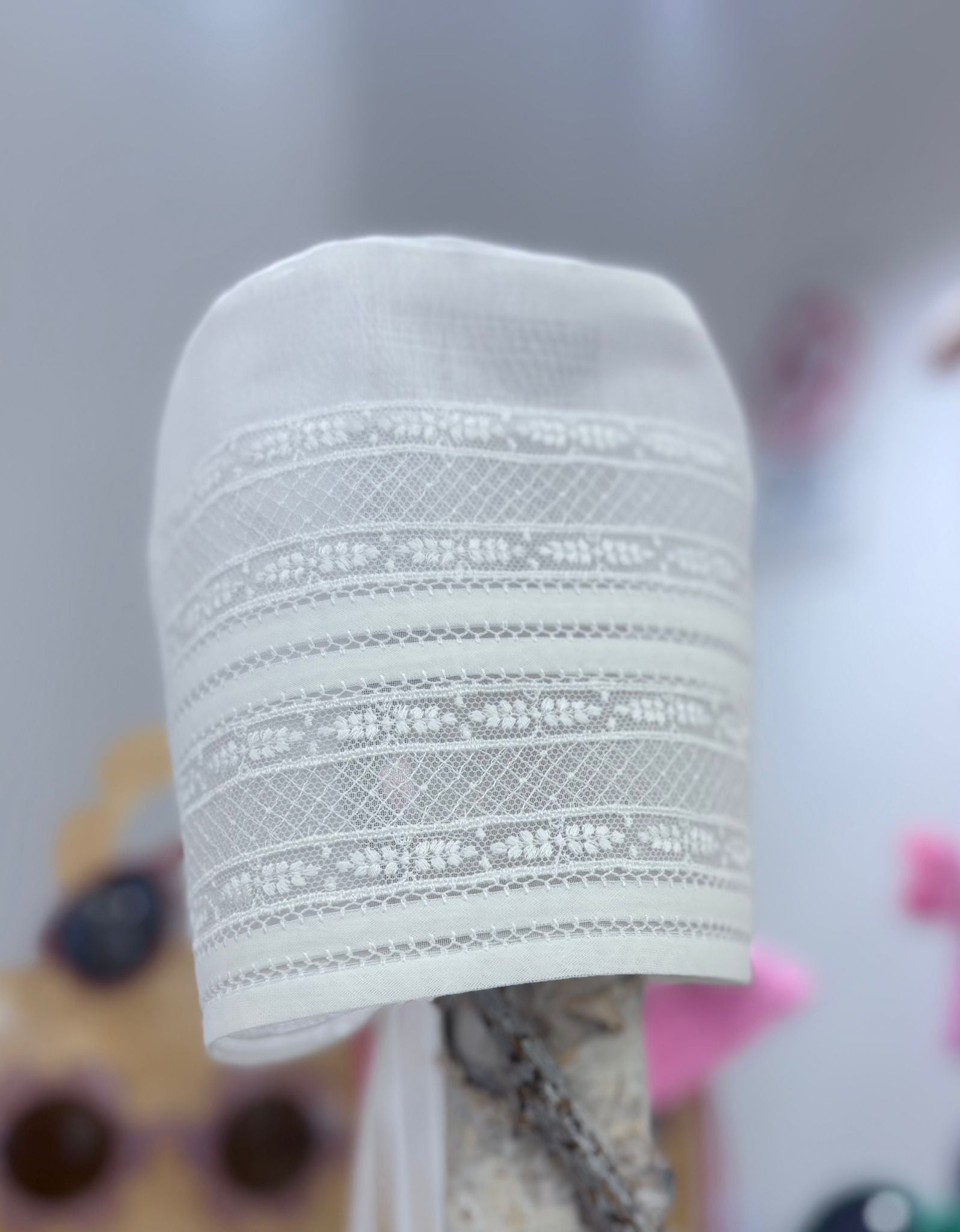 CUFFIA ELEGANTE IN PIZZO CHARO