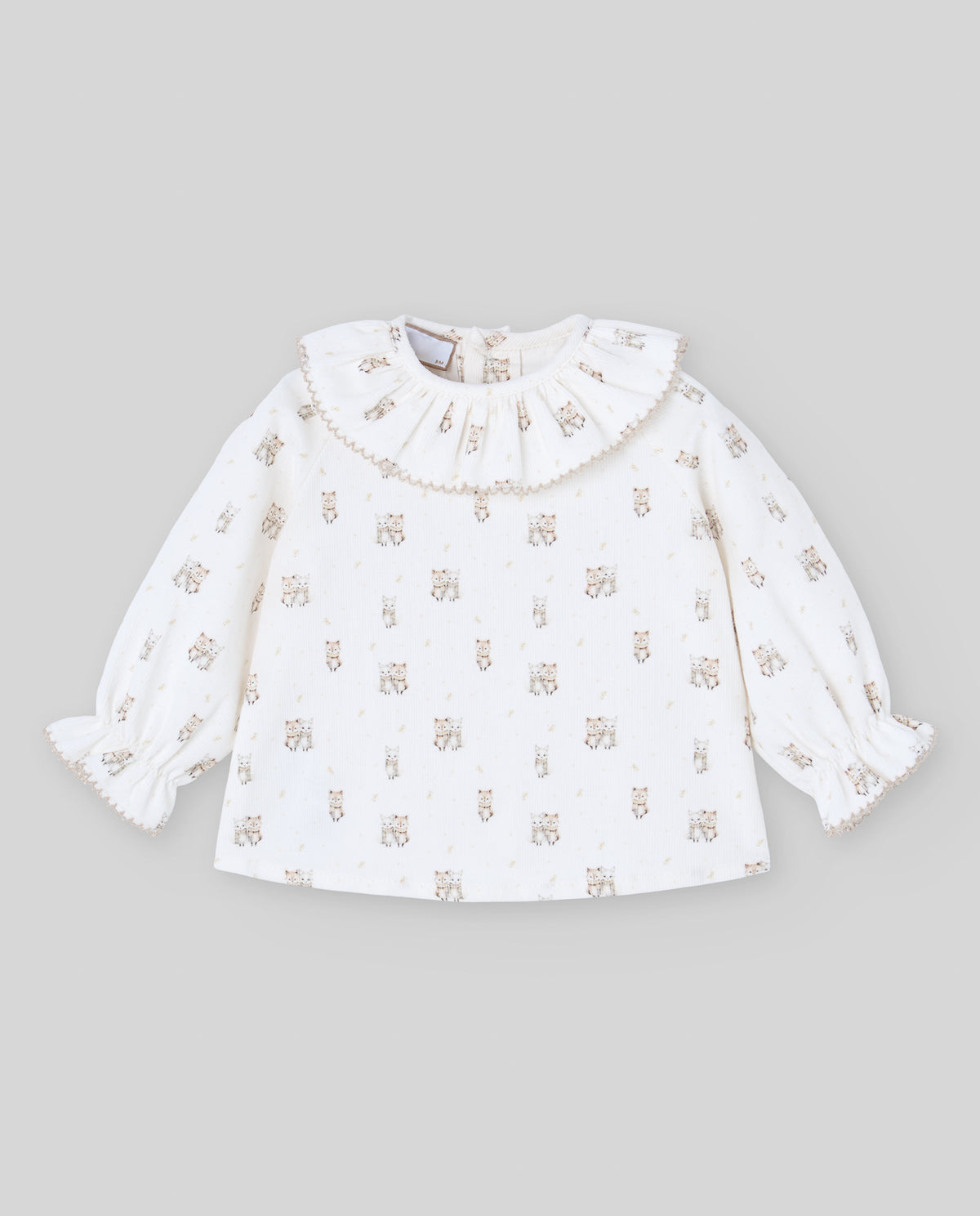 BLUSA A COSTE CON STAMPA PAZ RODRIGUEZ