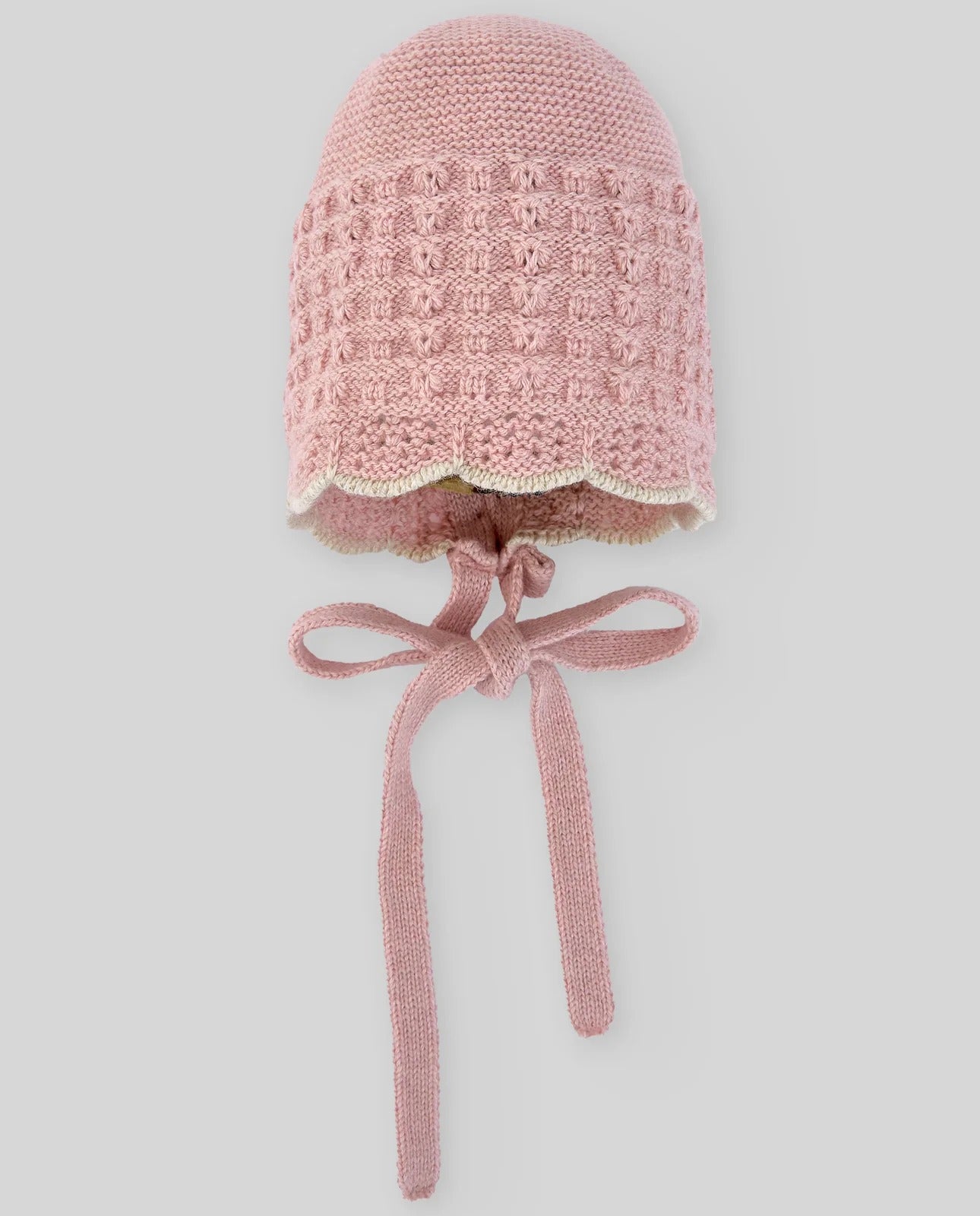CUFFIA NEONATA COTONE CASHMERE PASCUA PAZ RODRIGUEZ