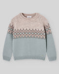 MAGLIONE UNISEX CON MOTIVO GEOMETRICO PAZ RODRIGUEZ