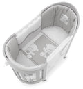 SET LENZUOLA 3 PZ LETTINO OVALE JOLIE ITALBABY