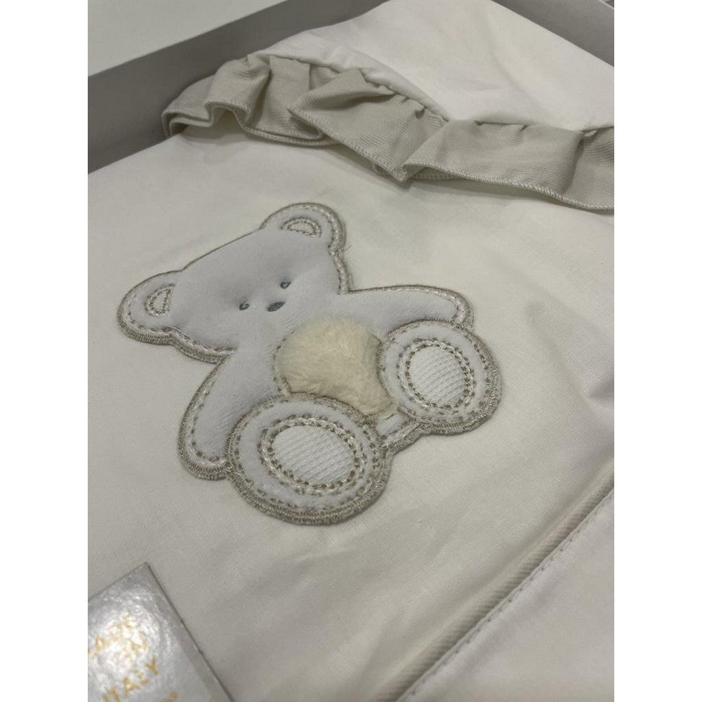 C.LETTO 3 Pz. RICAMATO OVALE
