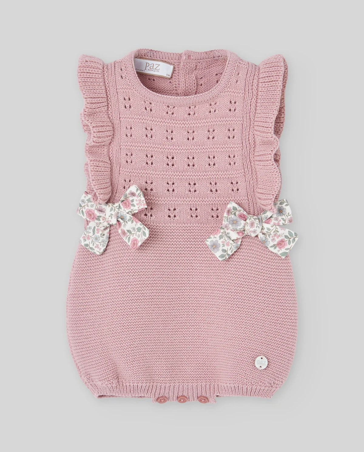 PAGLIACCETTO IN MAGLIA CON FIOCCHETTI PAZ RODRIGUEZ