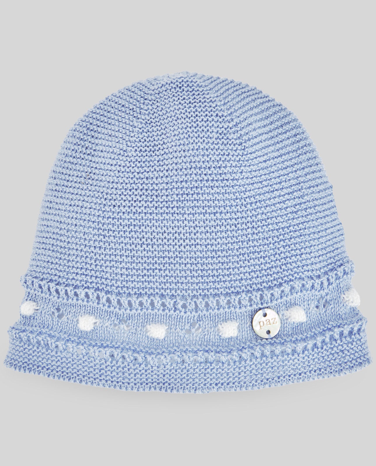 CAPPELLINO IN MAGLIA NEONATI PAZ RODRIGUEZ