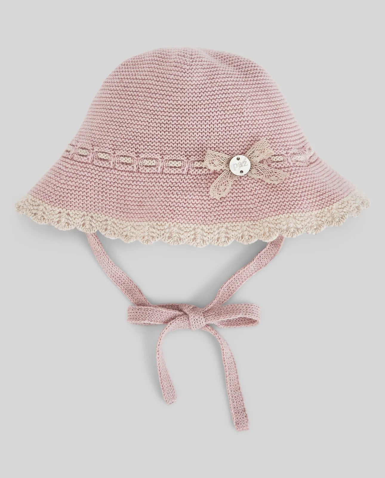 CAPPELLINO LAVORATO IN MAGLIA CON LACCETTO PAZ RODRIGUEZ