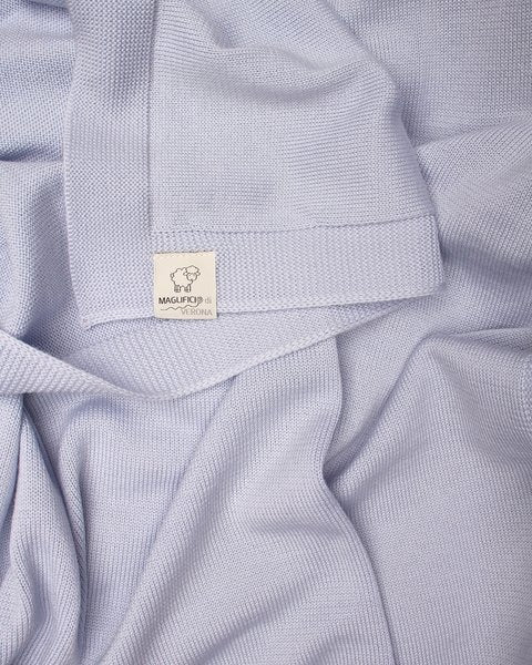 COPERTINA NEONATO IN PURA LANA MERINO 70X80 CM MAGLIFICIO DI VERONA