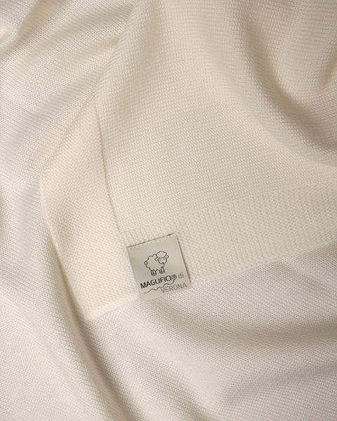 COPERTINA NEONATO IN PURA LANA MERINO 70X80 CM MAGLIFICIO DI VERONA
