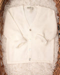 CARDIGAN SCOLLO A V IN PURO COTONE MAGLIFICIO DI VERONA