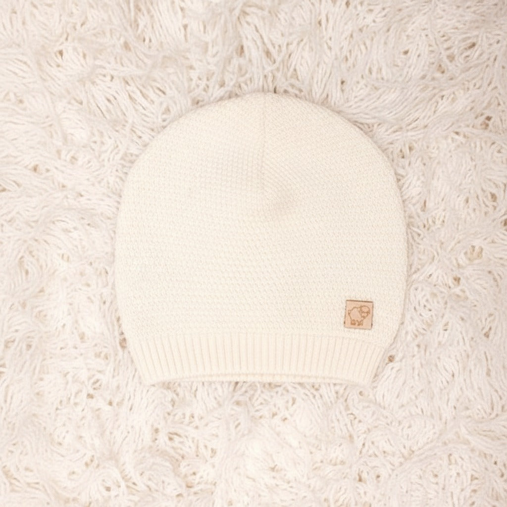 CAPPELLINO NEONATI IN BAMBOO E COTONE NATURALI MAGLIFICIO DI VERONA