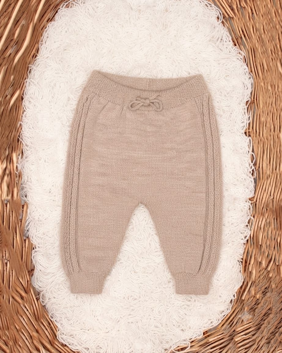 PANTALONE NEONATI IN PURA LANA MERINO EXTRAFINE MAGLIFICIO DI VERONA