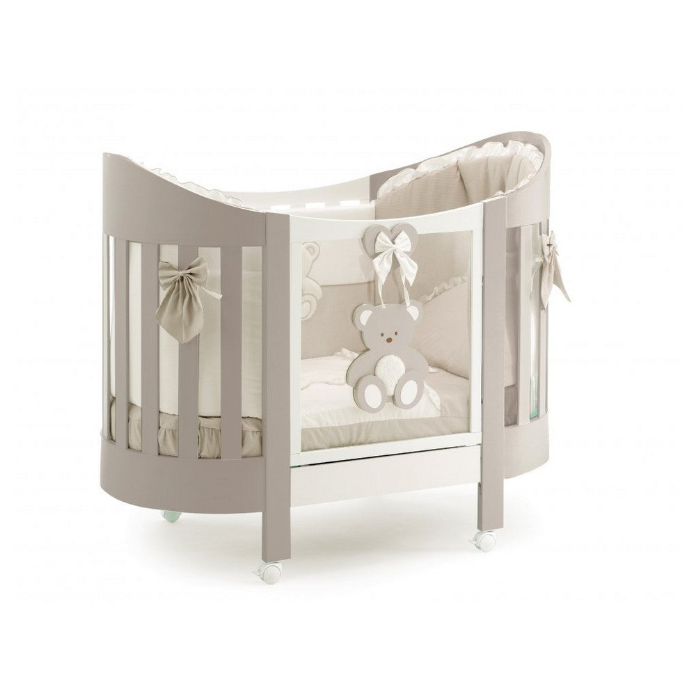 LETTO OVALE CHOCO PELUCHE TORTORA ITALBABY