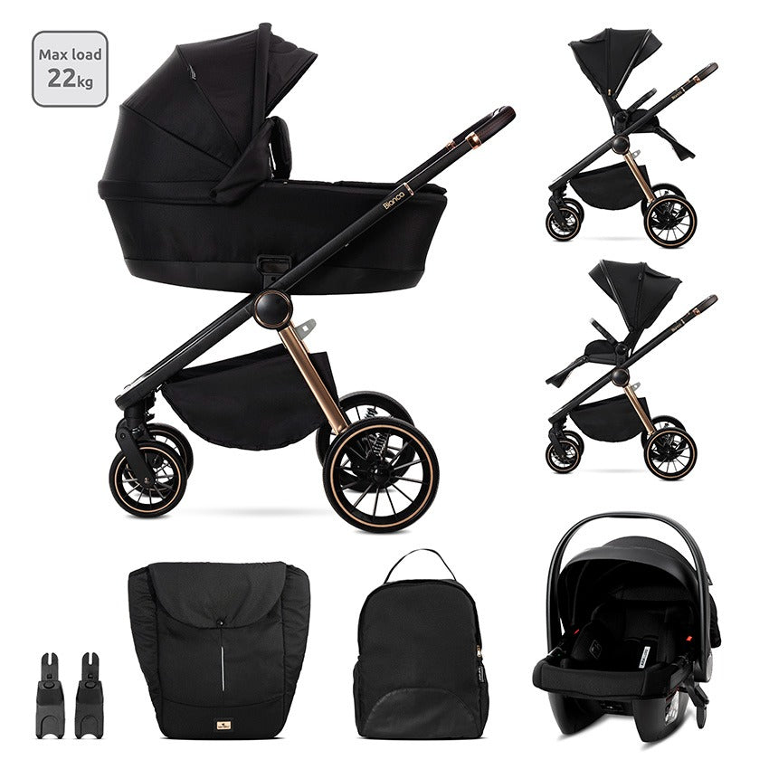 TRIO BIANCA LORELLI CON SEGGIOLINO ARIA LUXE