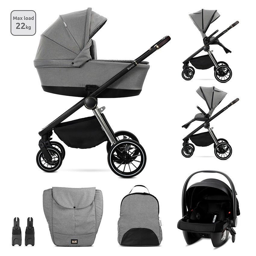 TRIO BIANCA LORELLI CON SEGGIOLINO ARIA LUXE