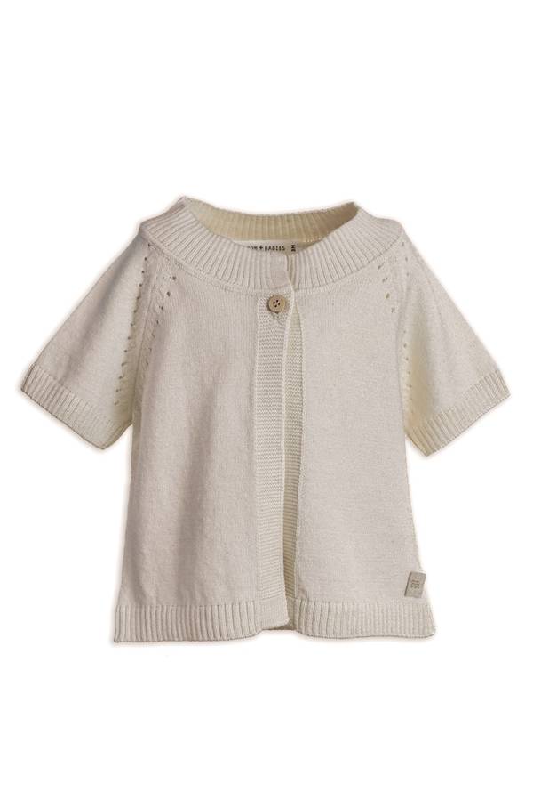CARDIGAN MANICHE CORTE BIMBA BAMBOOM