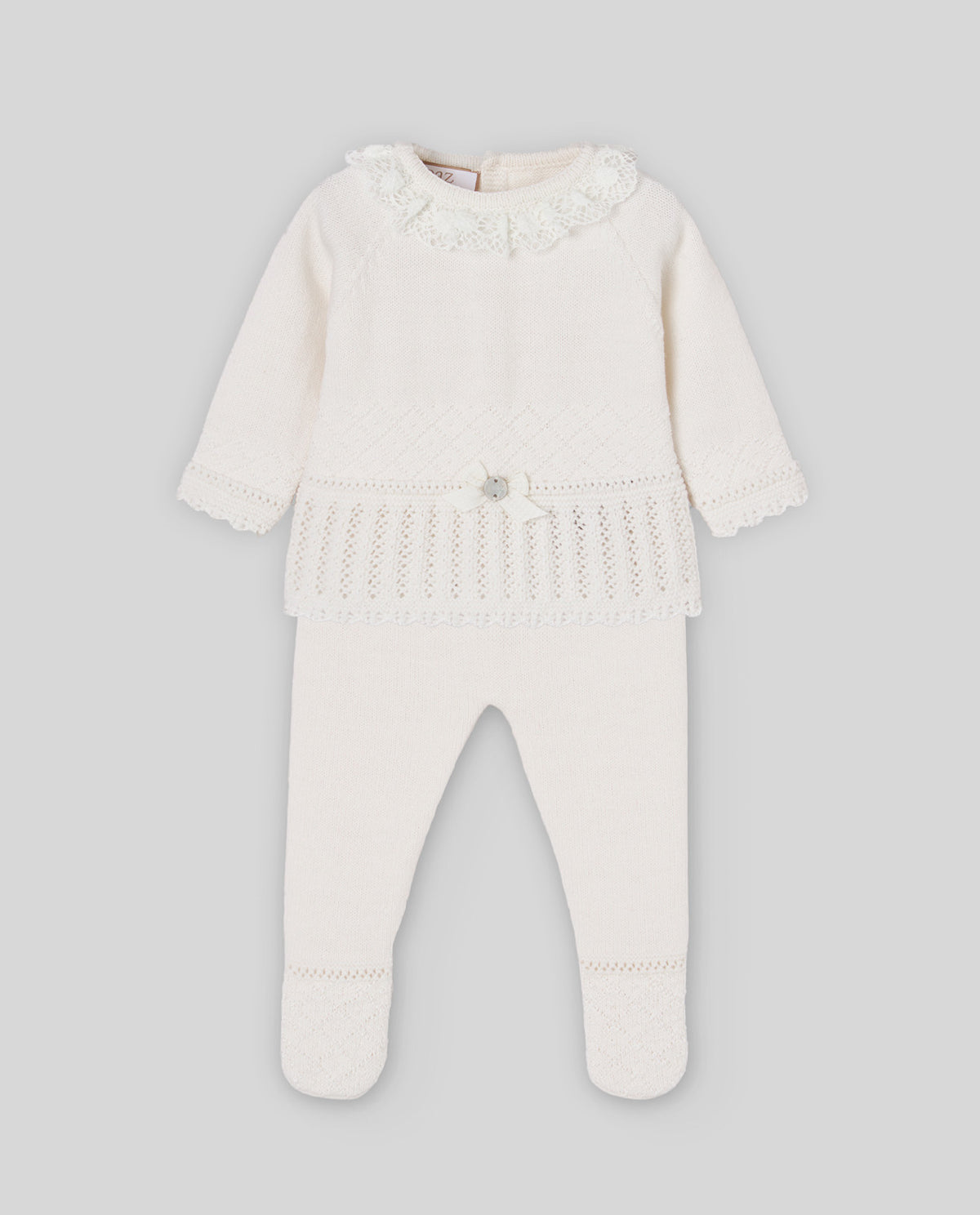 COMPLETO IN MAGLIA CON PIZZO PAZ RODRIGUEZ