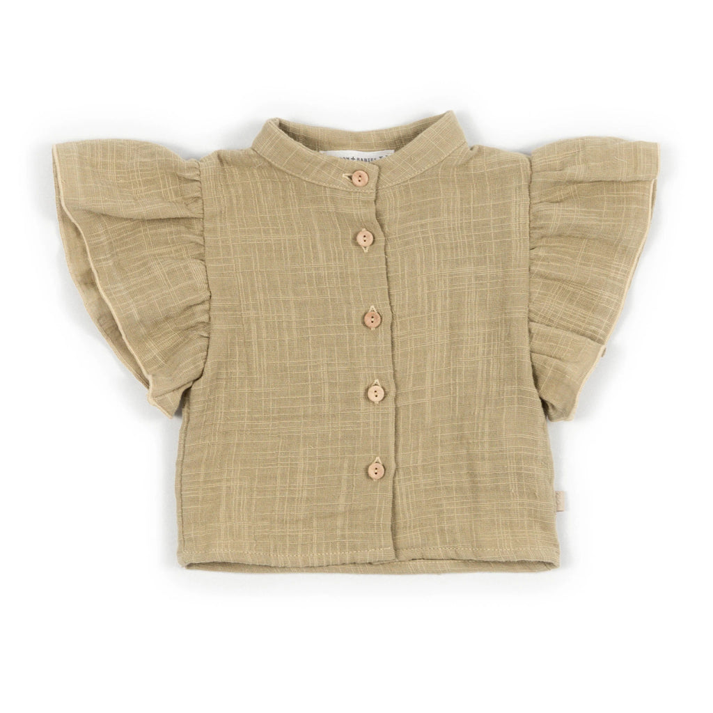 CAMICIA BIMBA LINO LOOK BAMBOOM