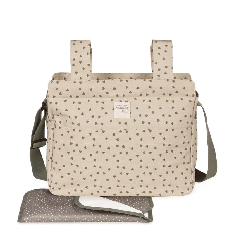 BORSA FASCIATOIO POIS MOSS CON CUORI