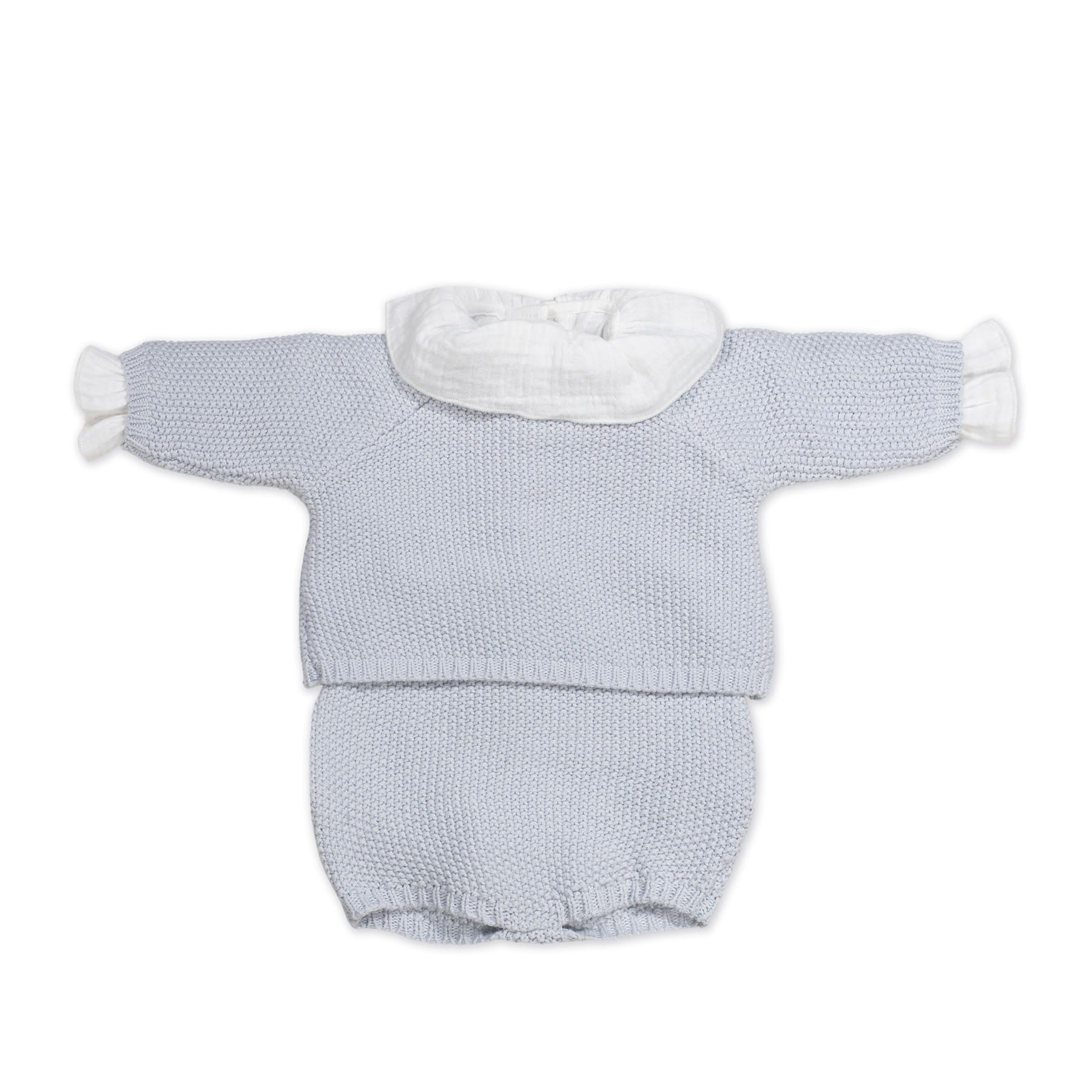 MAGLIA IN TRICOT + CULOTTE + BODY BAMBULA PASITO A PASITO