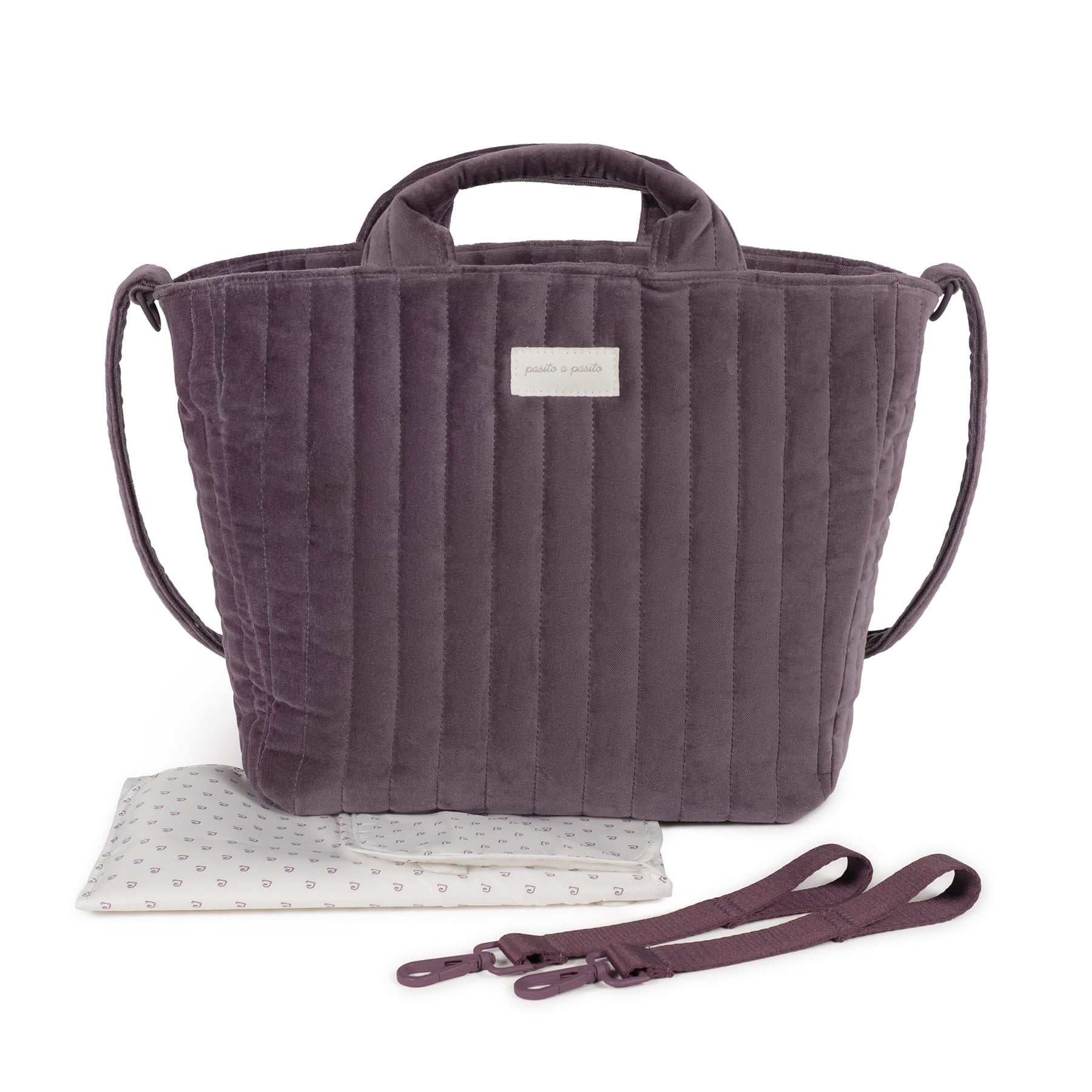 BORSA FASCIATOIO CHERRY VELVET PASITO A PASITO