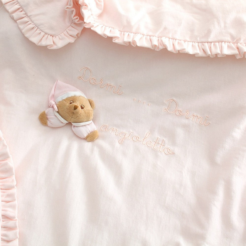 PUCCIO COPERTINA JERSEY 90X80 ROSA