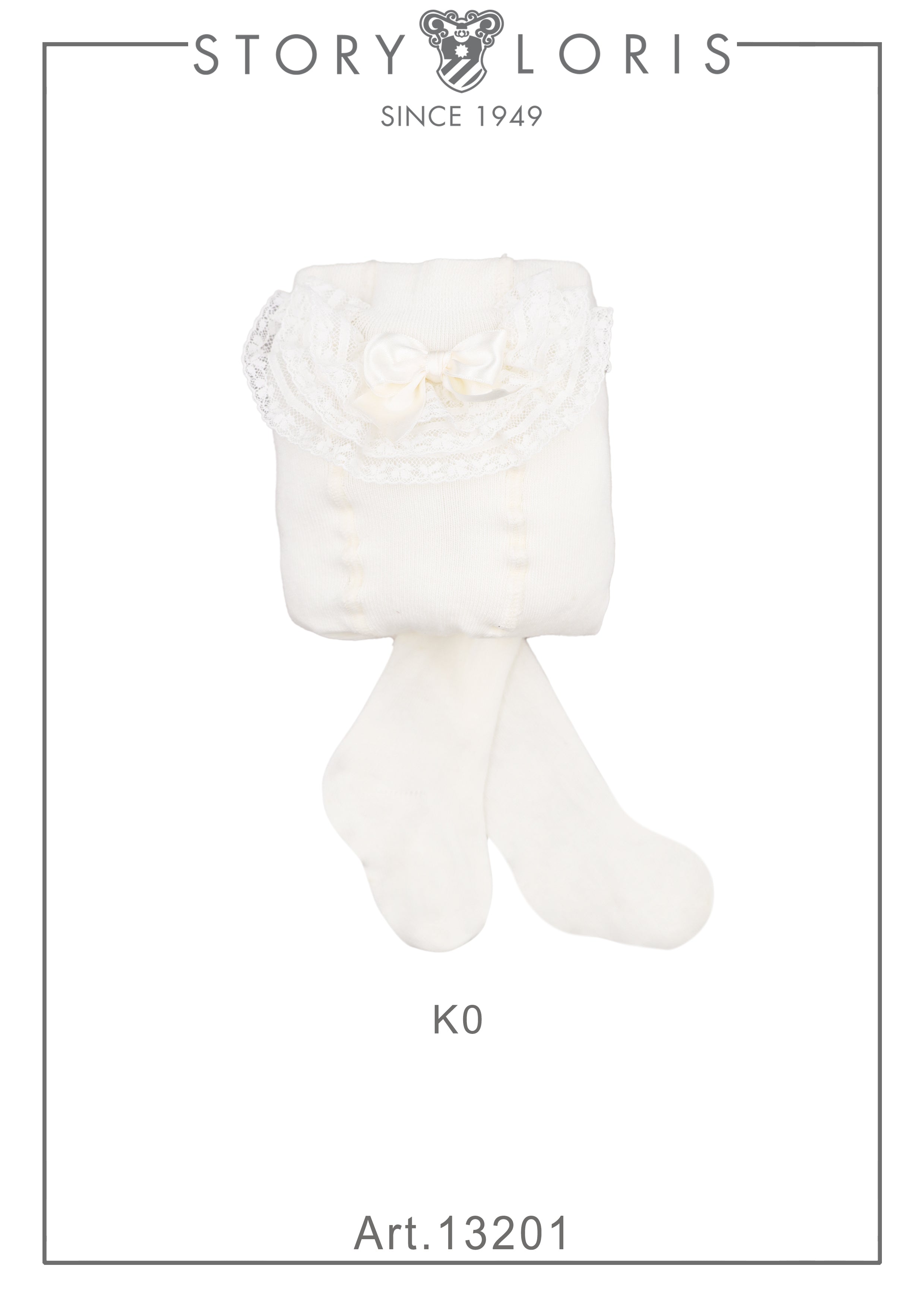 COLLANT IN COTONE CON PIZZO STORY LORIS
