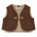 GILET MONTONE CON CAPPUCCIO NANNAFRUFRU'