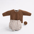COMPLETO MAGLIA E CULOTTE A QUADRETTI PANGASA