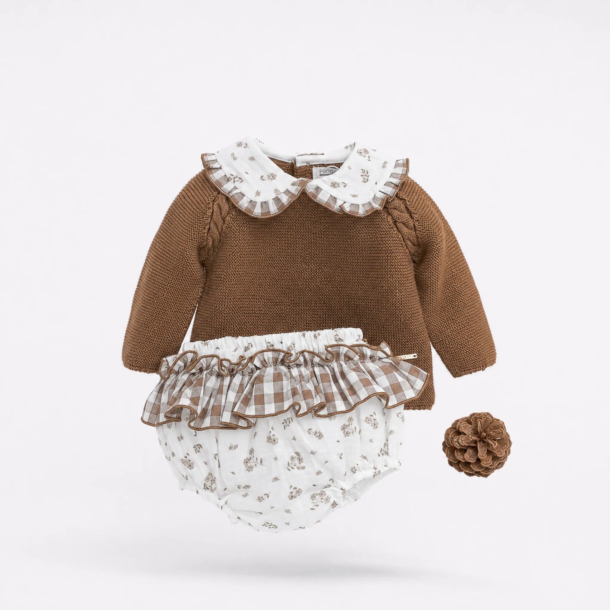 COMPLETO MAGLIA E CULOTTE FIORELLINI PANGASA