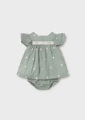 VESTITO CON COPRIPANNOLINO NEONATA MAYORAL